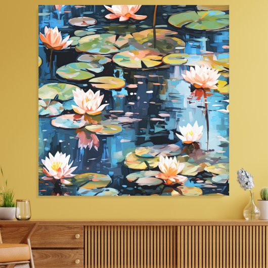 Natuur in kunst canvas afdruk (Insitu (Woonkamer))