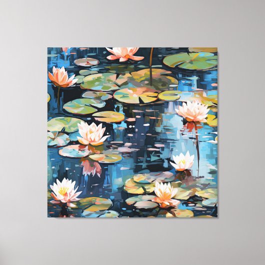 Natuur in kunst canvas afdruk (Voorkant)