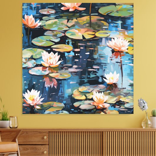 Natuur in kunst canvas afdruk (Insitu (Woonkamer))