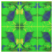 Natuur in Lime Green Fabric 2 Stof (Swatch)