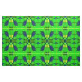 Natuur in Lime Green Fabric 2 Stof