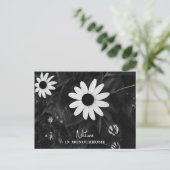 Natuur in monochroom briefkaart (Staand voorkant)