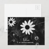 Natuur in monochroom briefkaart (Voorkant / Achterkant)