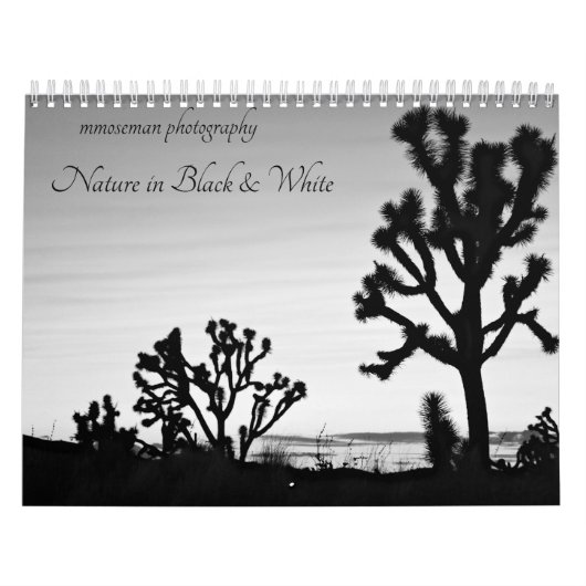Natuur in zwart-wit kalender (Hoes)