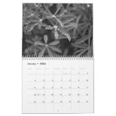 Natuur in zwart-wit kalender (Jan 2026)