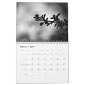 Natuur in zwart-wit kalender (Feb 2027)