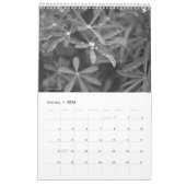 Natuur in zwart-wit kalender (Jan 2026)