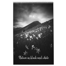 Natuur in zwart-wit v1 fotokalender kalender