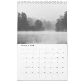 Natuur in zwart-wit v2 fotokalender kalender (Jan 2026)