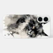 Natuur Inkt Schilderen Kat Case-Mate iPhone Case (Achterkant (horizontaal))