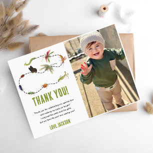 Natuur Insect Bugs Verjaardagsfeest Bedankt Card Kaart