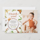 Natuur Insect Bugs Verjaardagsfeest Foto Bedankkaart (Voorkant)