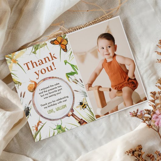 Natuur Insect Bugs Verjaardagsfeest Foto Bedankkaart