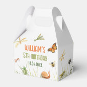 Natuur Insect Bugs verjaardagsfeestje Bedankdoosjes (Achterkant)