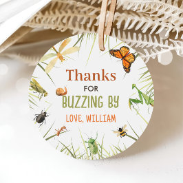 Natuur Insect Bugs verjaardagsfeestje Bedankjes Labels