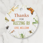 Natuur Insect Bugs verjaardagsfeestje Bedankjes Labels (Voorkant)