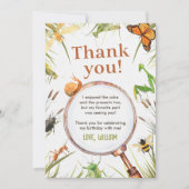 Natuur Insect Bugs verjaardagsfeestje Bedankkaart (Voorkant)