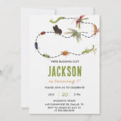 Natuur Insect Bugs verjaardagsfeestje Kaart (Voorkant)