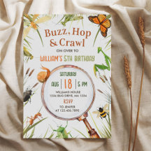 Natuur Insect Bugs verjaardagsfeestje