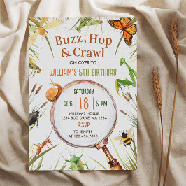 Natuur Insect Bugs verjaardagsfeestje Kaart