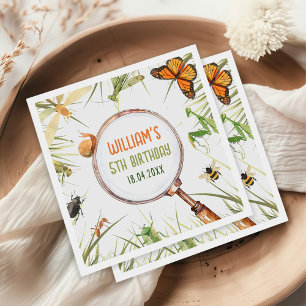 Natuur Insect Bugs verjaardagsfeestje Servet