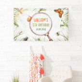 Natuur Insect Bugs verjaardagsfeestje Spandoek (Insitu)