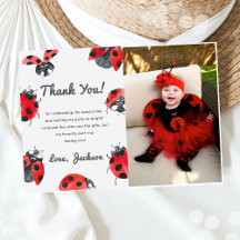 Natuur Insect Bugs Verjaardagsfoto Dank u kaart