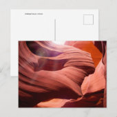 Natuur inspiratie Antelope Canyon Sun Peek Briefkaart (Voorkant / Achterkant)