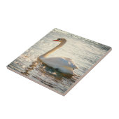 Natuur Inspiraties Elegant Swan Tegeltje (Zijkant)
