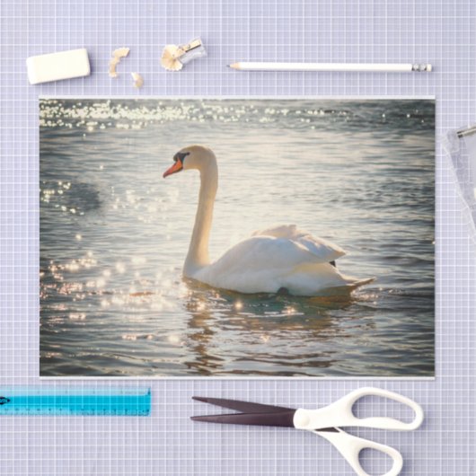 Natuur Inspiraties Elegant Swan Tissuepapier (Craft)