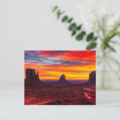 Natuur Inspirations Mountain Valley, Utah Briefkaart (Staand voorkant)