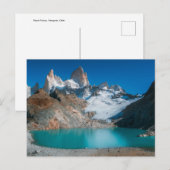 Natuur Inspirations Patagonia Mountain Tarn Briefkaart (Voorkant / Achterkant)
