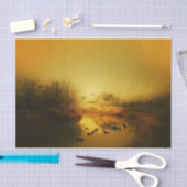 Natuur Inspirations Swans Greet the Sunrise Tissuepapier (Craft)