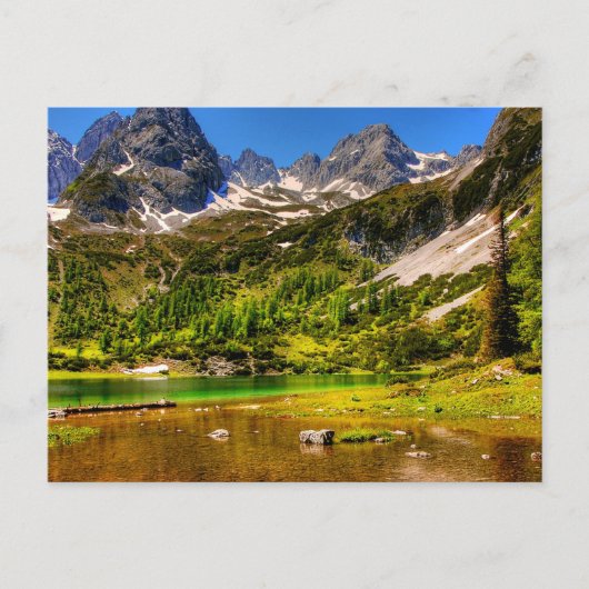Natuur Inspirations Tyrol Alps, Oostenrijk Briefkaart (Voorkant)