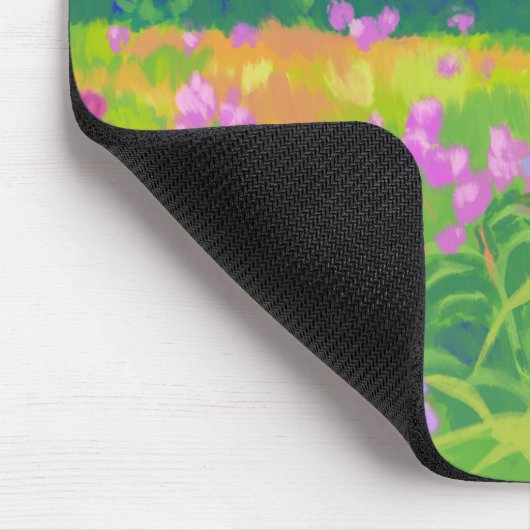 Natuur inspire mousepad - landschapsontwerp muismat (Hoek)