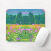 Natuur inspire mousepad - landschapsontwerp muismat (Met muis)
