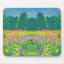 Natuur inspire mousepad - landschapsontwerp
