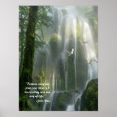 Natuur inspirerend citaat John Muir Poster (Voorkant)