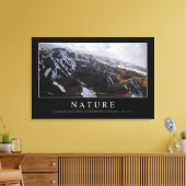 Natuur: Inspirerend prijsopgave Canvas Afdruk (Insitu (Woonkamer))