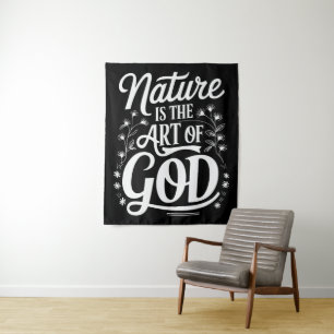 Natuur is de kunst van het Inspirerend ontwerp Wandkleed