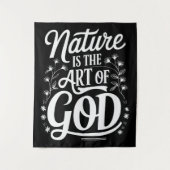 Natuur is de kunst van het Inspirerend ontwerp Wandkleed (Voorkant)