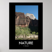 Natuur is een groots Demotivationeel Poster (Voorkant)