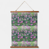Natuur is een mooie kleurrijke bloem hangend wandkleed (Voorkant)