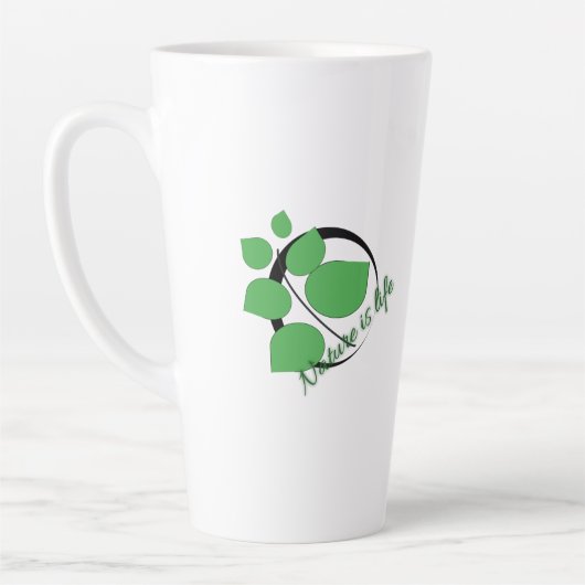 Natuur is het leven latte Mokken (Links)