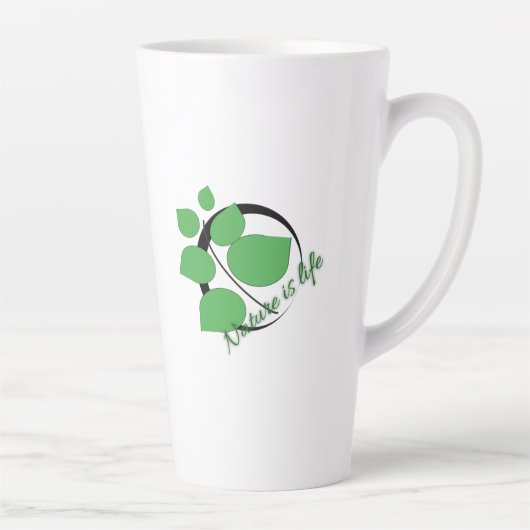 Natuur is het leven latte Mokken (Rechts)