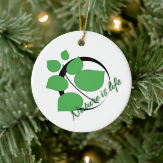 Natuur is het leven Ornament