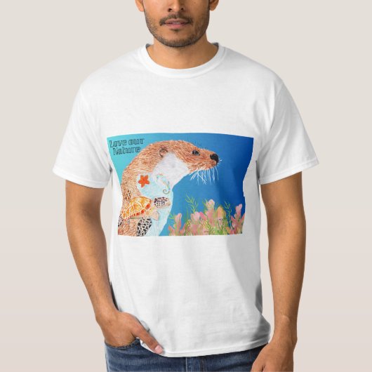 Natuur is hier t-shirt (Voorkant)
