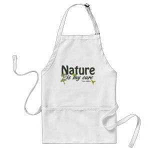 Natuur is mijn echte citaat Apron Standaard Schort