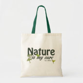 Natuur Is Mijn Geneesmiddel Quote Boodschappentas Tote Bag (Voorkant)
