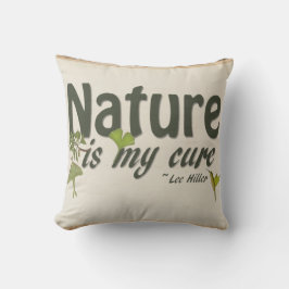 Natuur Is Mijn Geneesmiddel Quote Worp Kussen